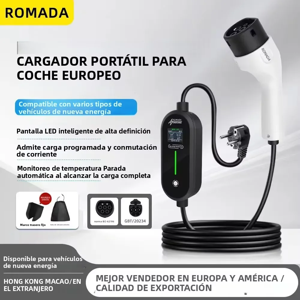 Przenośna ładowarka ROMADA 7KW – Ev Charger Adapter recenzja i cena